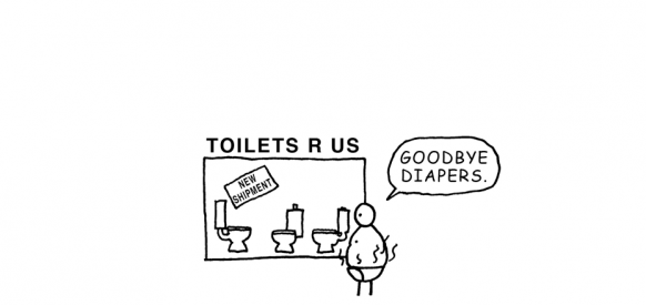 Goodbye diapers.