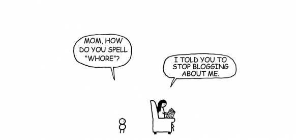 Stop blogging about your mom!
