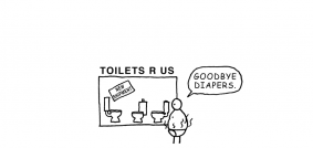 Goodbye diapers.