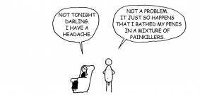 Not tonight, darling ...
