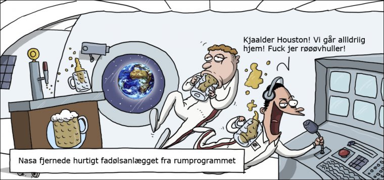 Fadøl i rummet