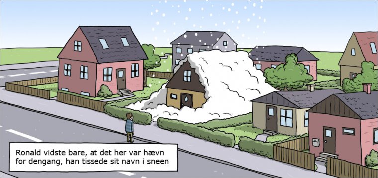 Hævn for at tisse i sneen.