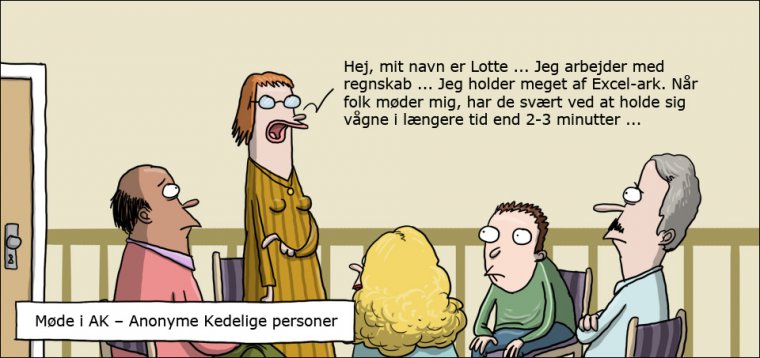 Anonyme Kedelige personer