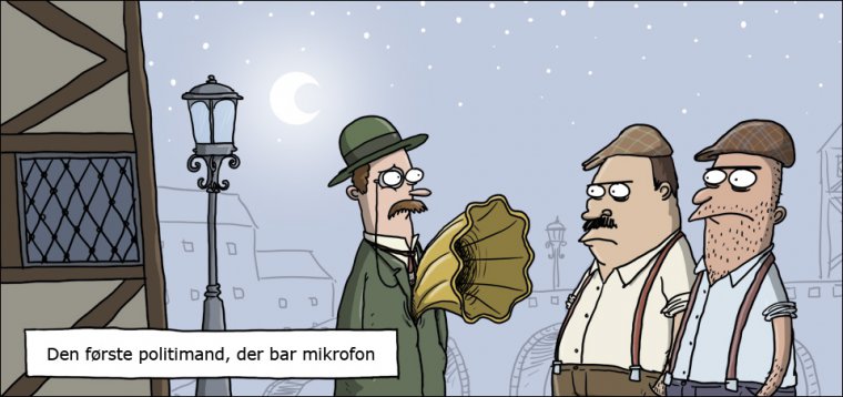 Den første politimand, der bar mikrofon