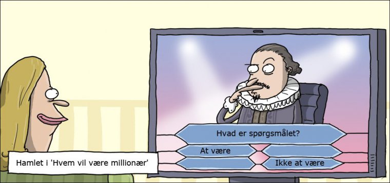 Hamlet i 'Hvem vil være millionær'