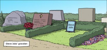 Steve Jobs´ gravsten