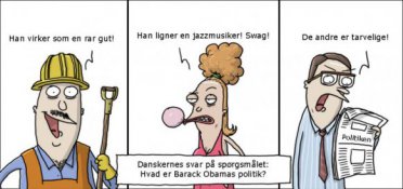 Danskerne elsker Obama!