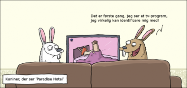 Kaniner ser TV de kan forholde sig til