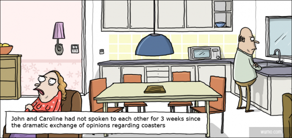 Heated debate about coasters