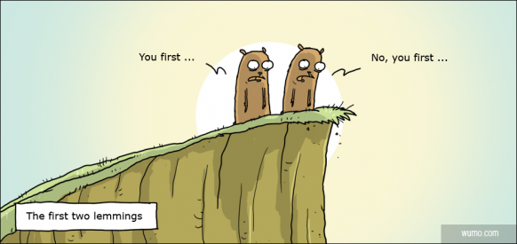 The first two lemmings