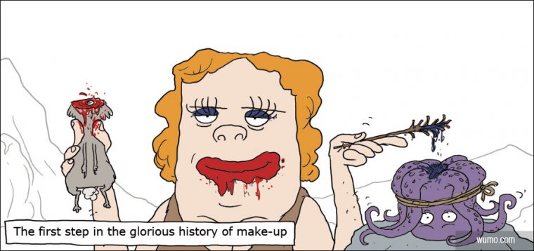 Early days in the history of make-up