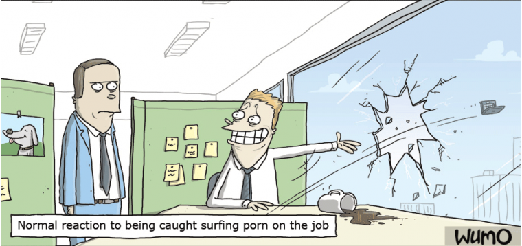Surf Cartoon Porn - Porn surfing at work | Wumo