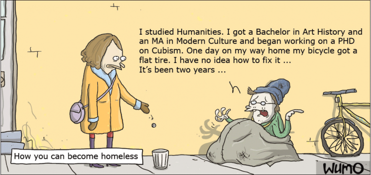 How an academic can turn homeless