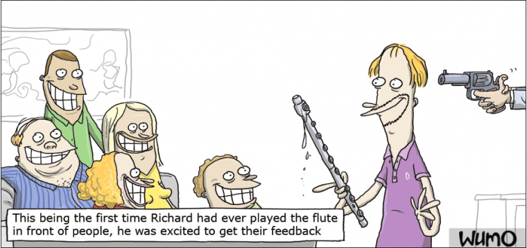 Richard's first flute concert