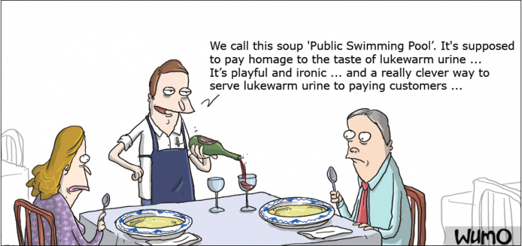 The "Public Swimming Pool" soup