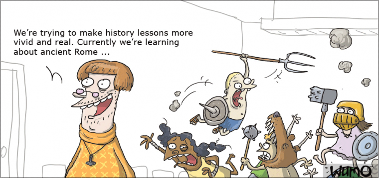 Vivid and real history lessons