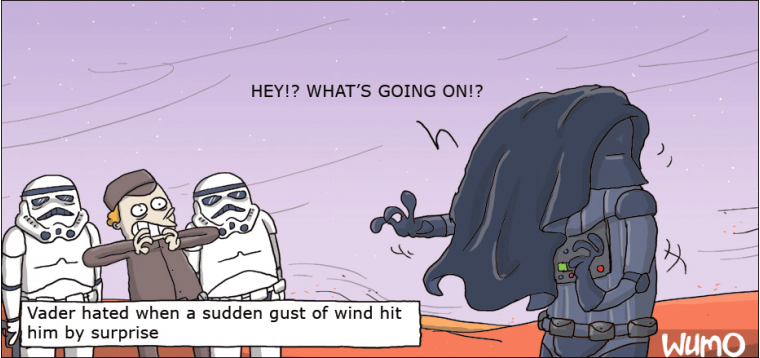 Darth Vader and the wind