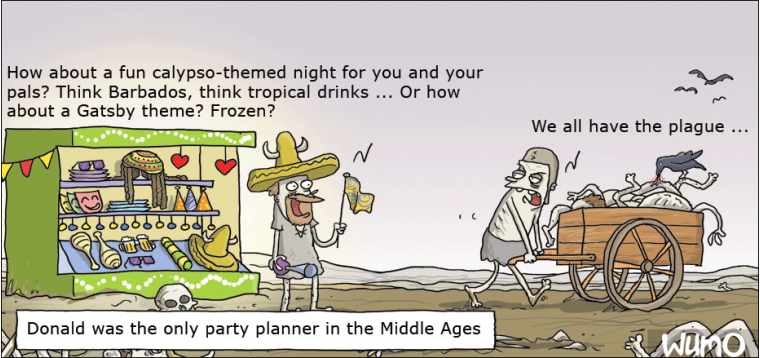 Party planner in the Middle Ages