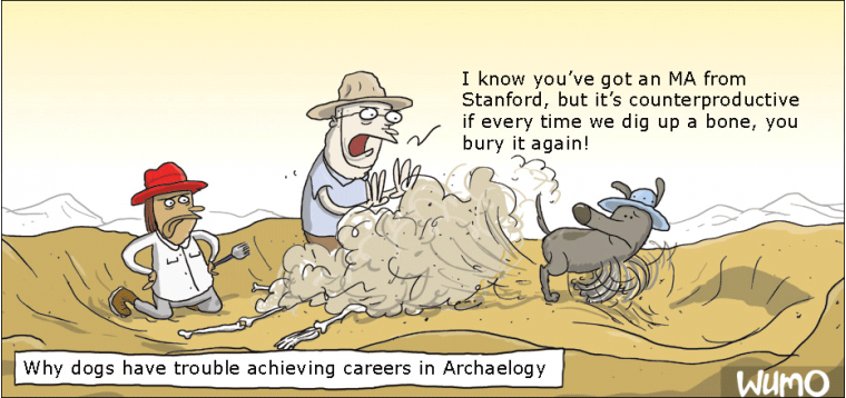 Why there are no dogs in archaeology