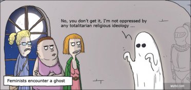 Feminists encounter a ghost