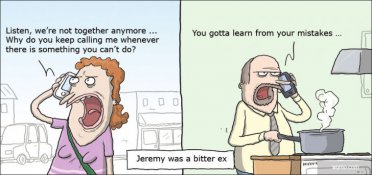 Jeremy was a bitter ex