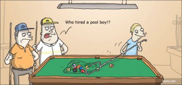 The pool boy