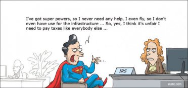 Superman at the IRS