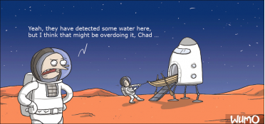 Water sports on Mars