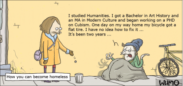 How an academic can turn homeless