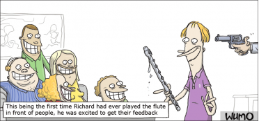 Richard's first flute concert