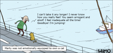 Not emotionally equipped to own a cat