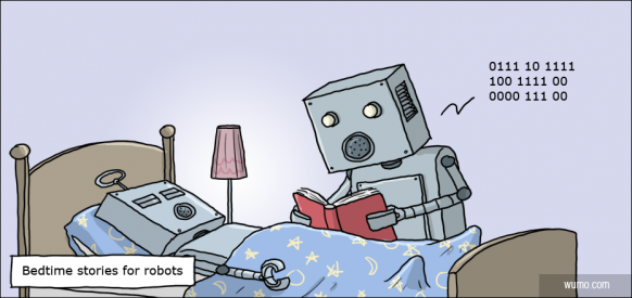 Bedtime stories for robots