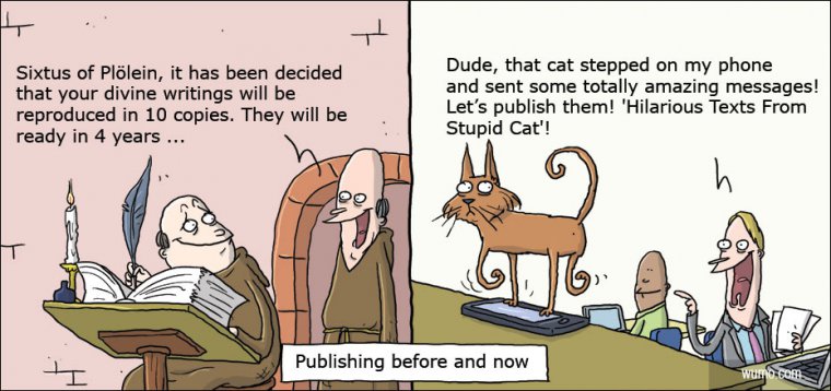 Publishing before and now