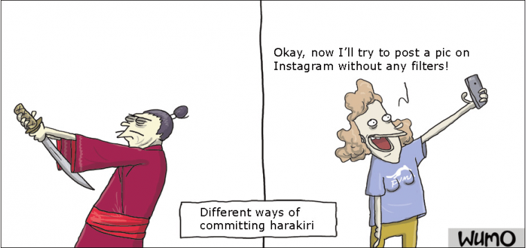 Different ways of committing harakiri