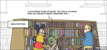 Yoda interested in non-fiction