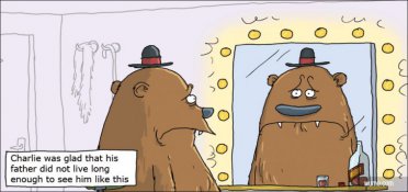 Humiliated bear
