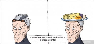 A cheesy Samuel Beckett