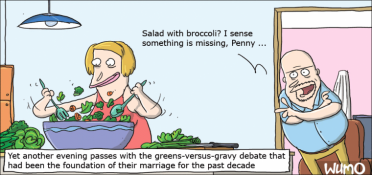 Greens-versus-gravy